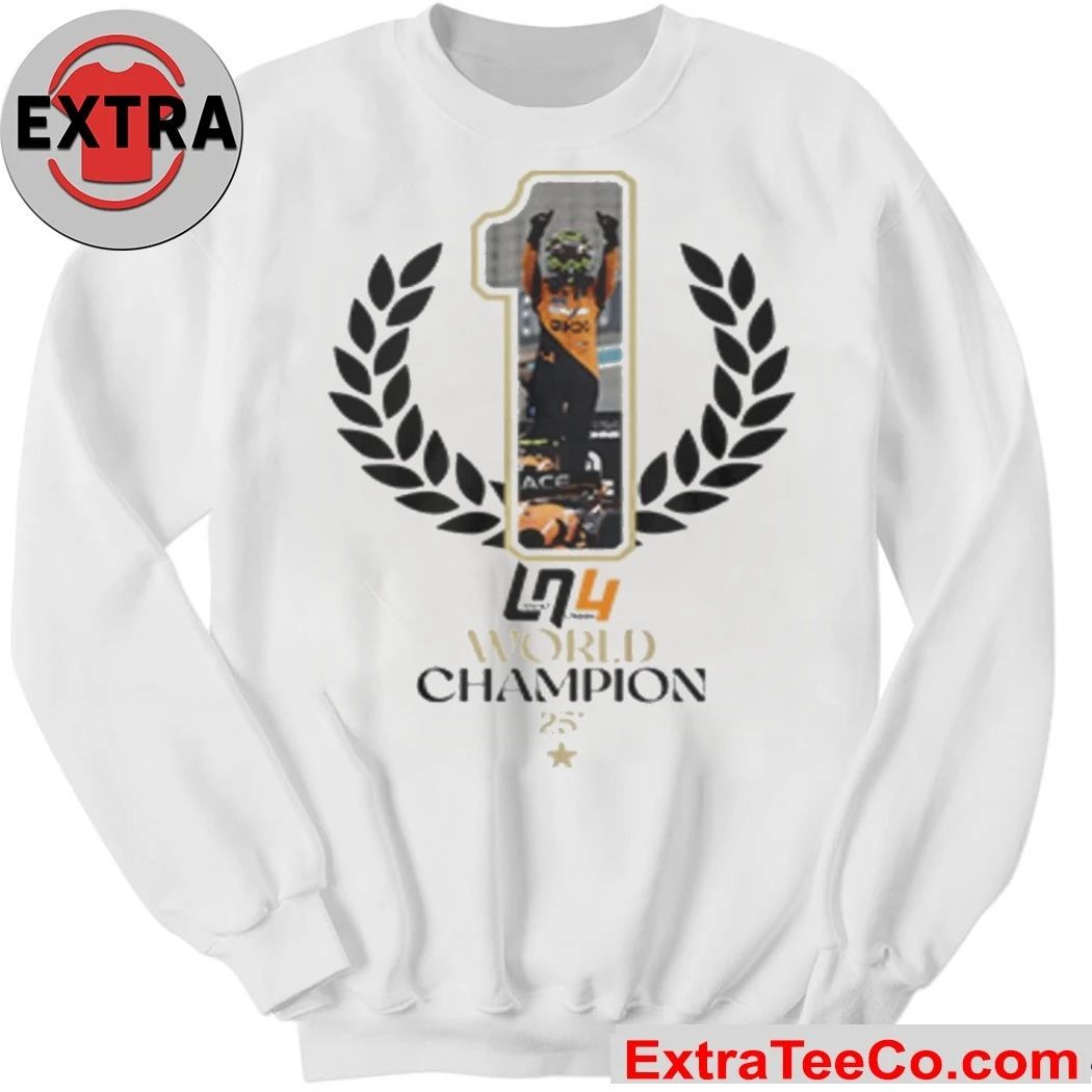 Lando Norris Formula 1 2025 Drivers’ World Champion Shirt