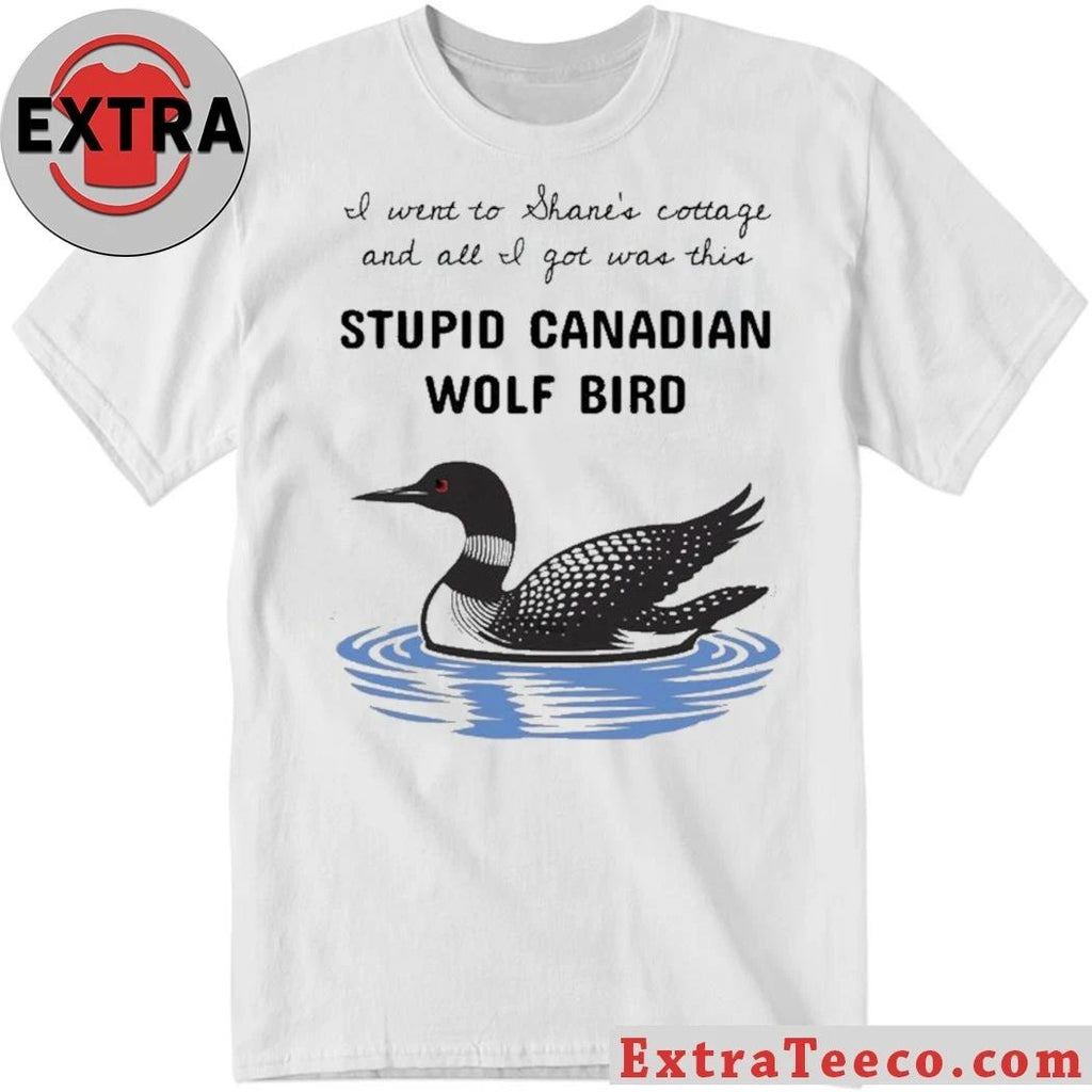 Heated Rivalry Stupid Canadian Wolf Bird Common Loon in the province of Ontario and state bird of Minnesota Shirt