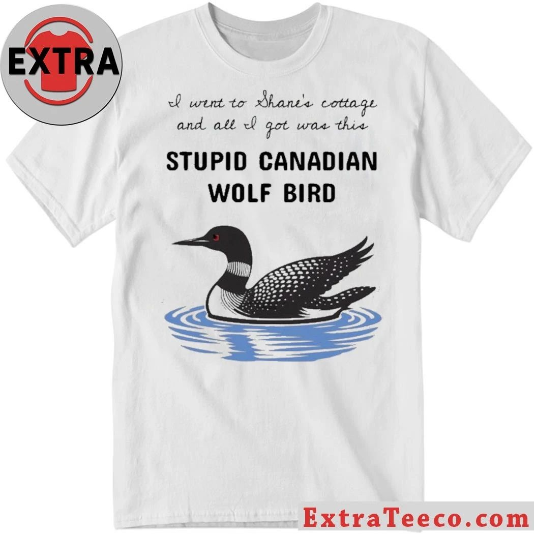Heated Rivalry Stupid Canadian Wolf Bird Common Loon in the province of Ontario and state bird of Minnesota Shirt