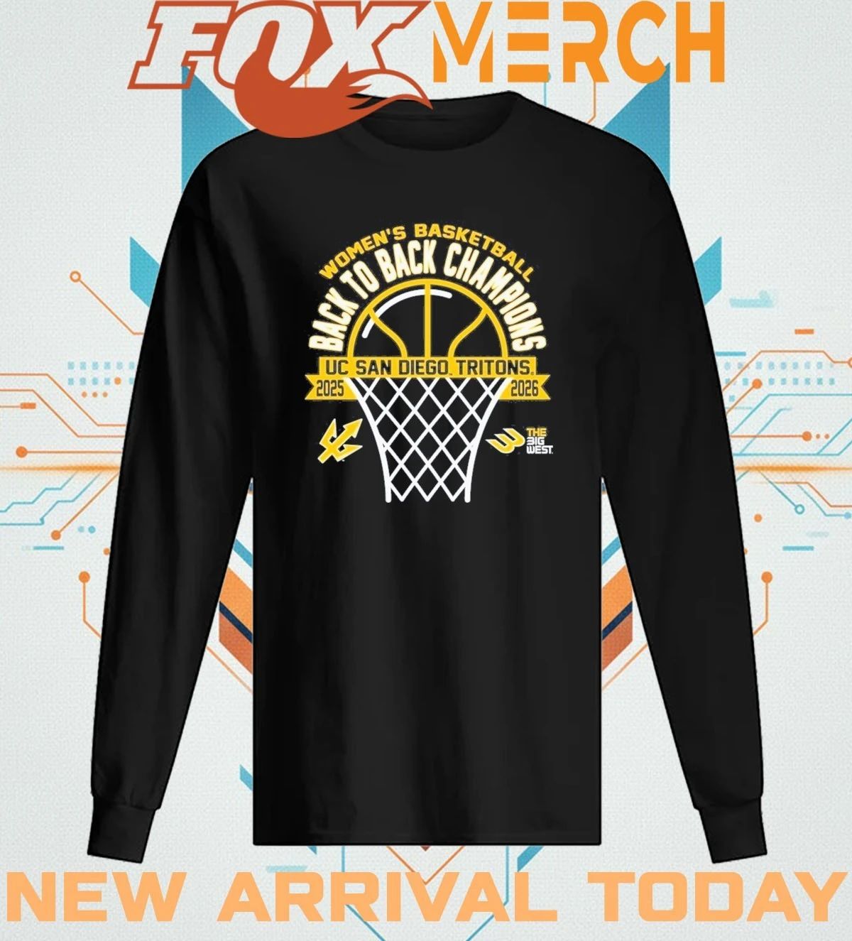 Uc San Diego Tritons Women’s Basketball back to back Champions 2025-2026 t-shirt
