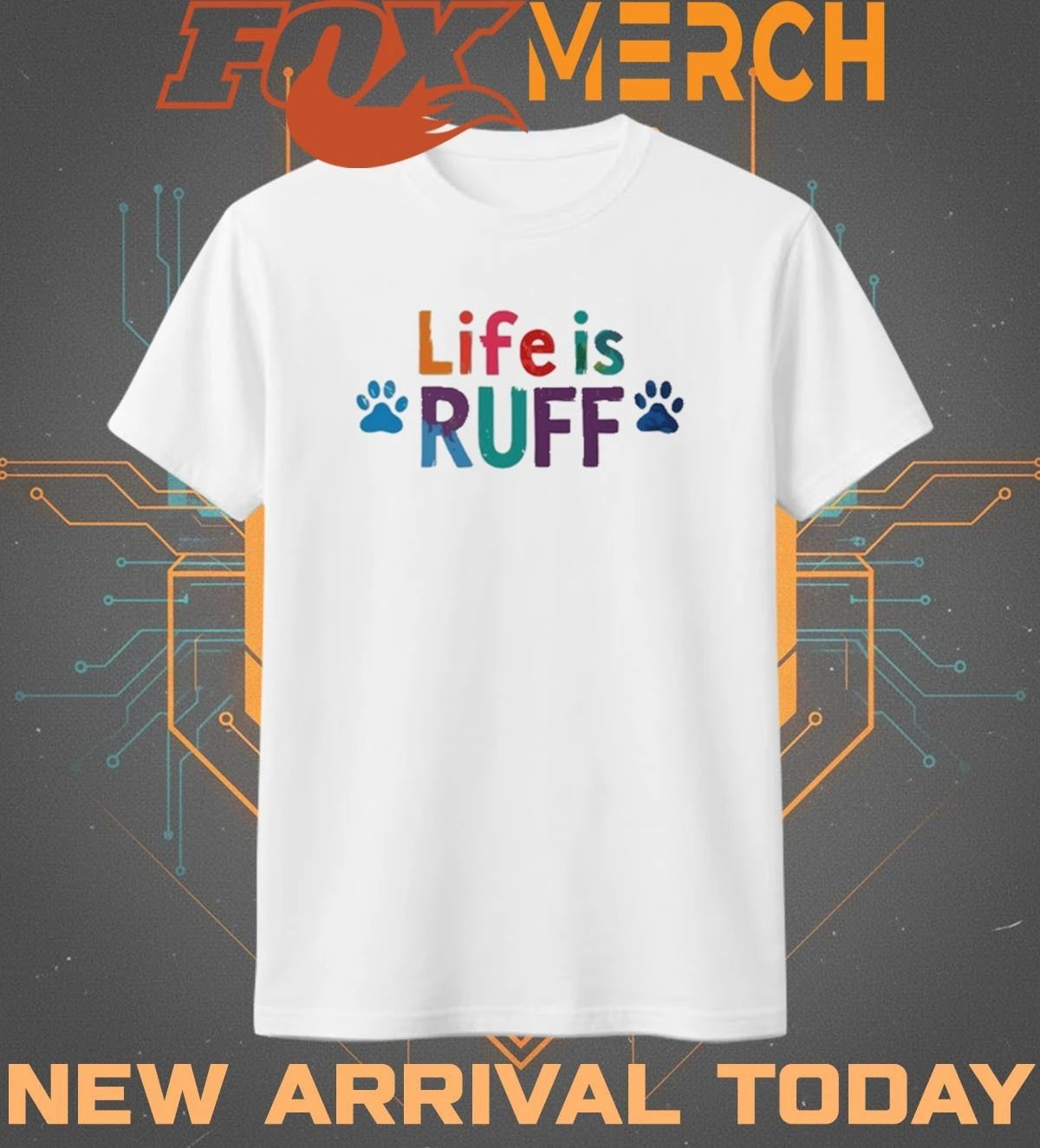 Life is ruff dog lover t-shirt