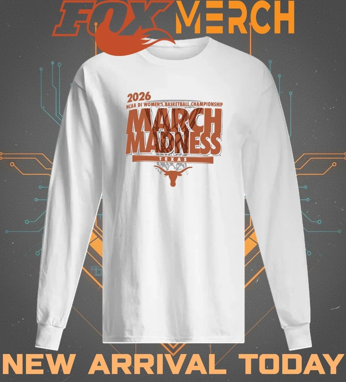 Texas Longhorns 2026 NCAA DI Women’s Basketball Championship March Madness shirt