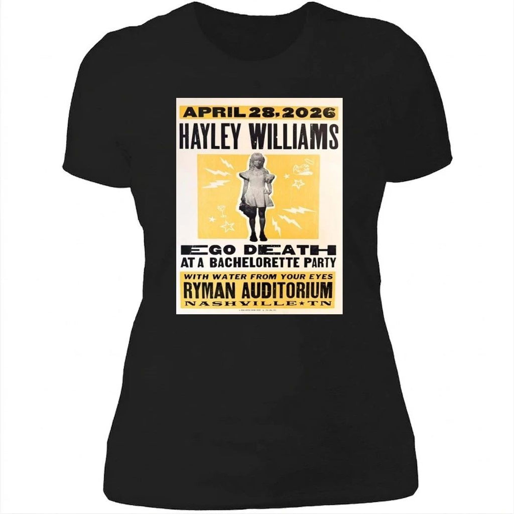 Halley Williams Nashville Tennessee 2026 Night 3 Venue Poster At Ryman Auditorium On April 28 2026 Good Dye Young Tour Poster Shirt