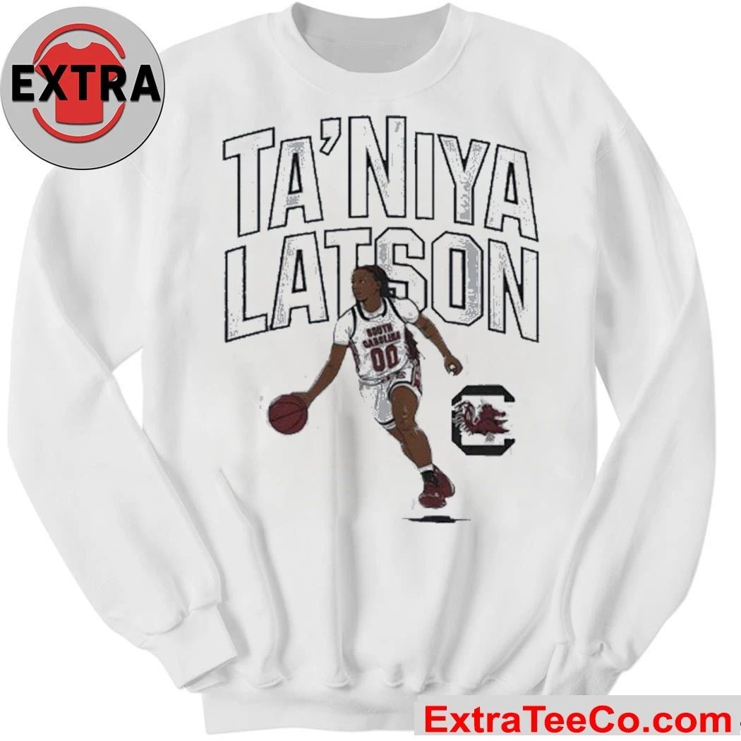 South Carolina Gamecocks Basketball Ta’Niya Latson player pose Logo Shirt