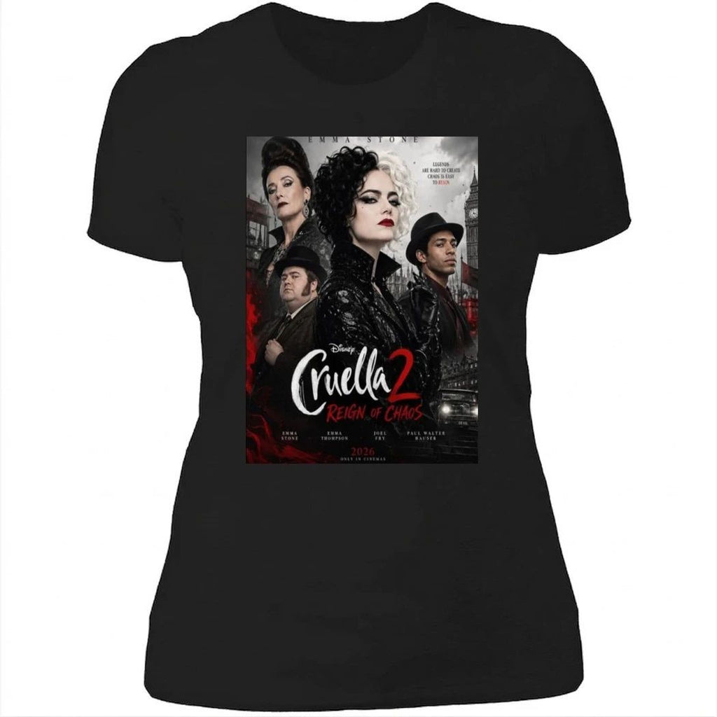 Cruella 2 Reign Of Chaos 2026 Starring Emma Stone Only In Theaters 2026 Poster Shirt