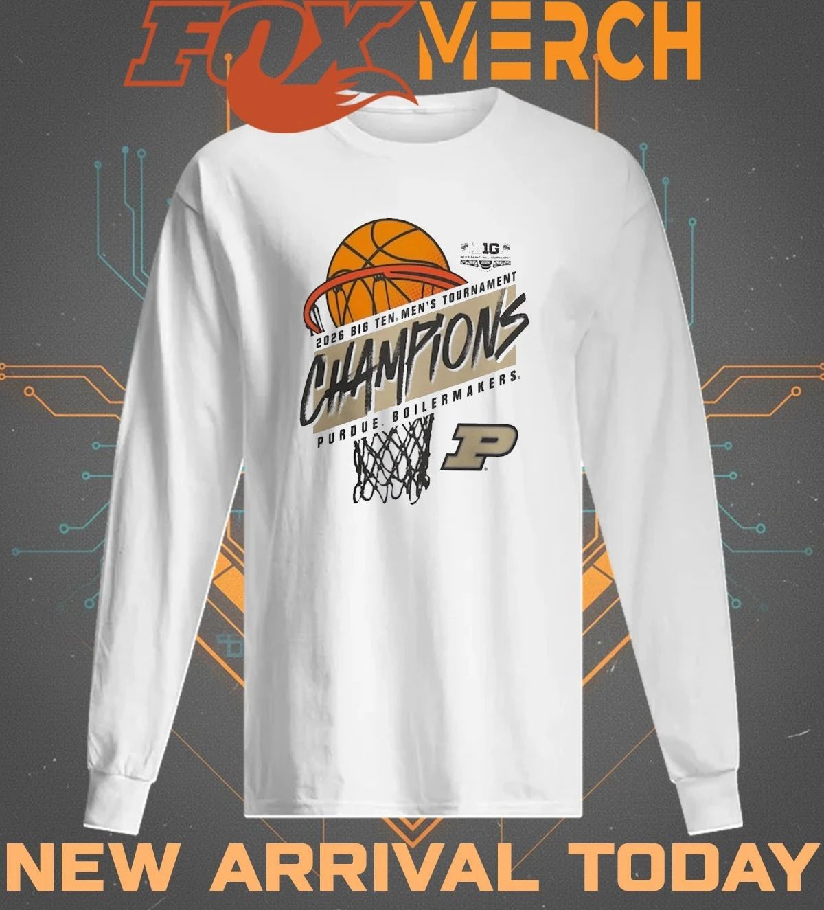 Purdue Boilermakers 2026 Big Ten Men’s Basketball Tournament Champions shirt