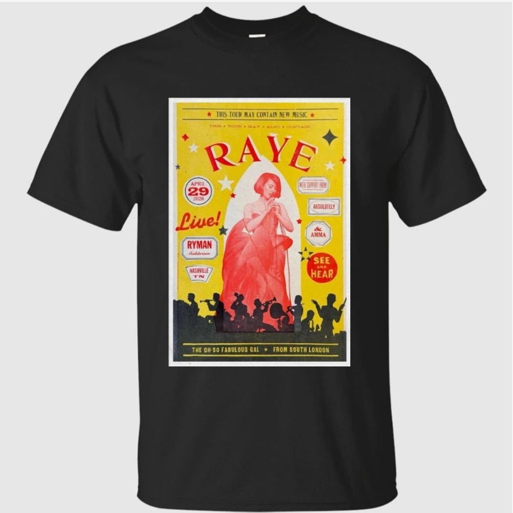 Ryman Auditorium RAYE Apr 29 2026 Poster Shirt