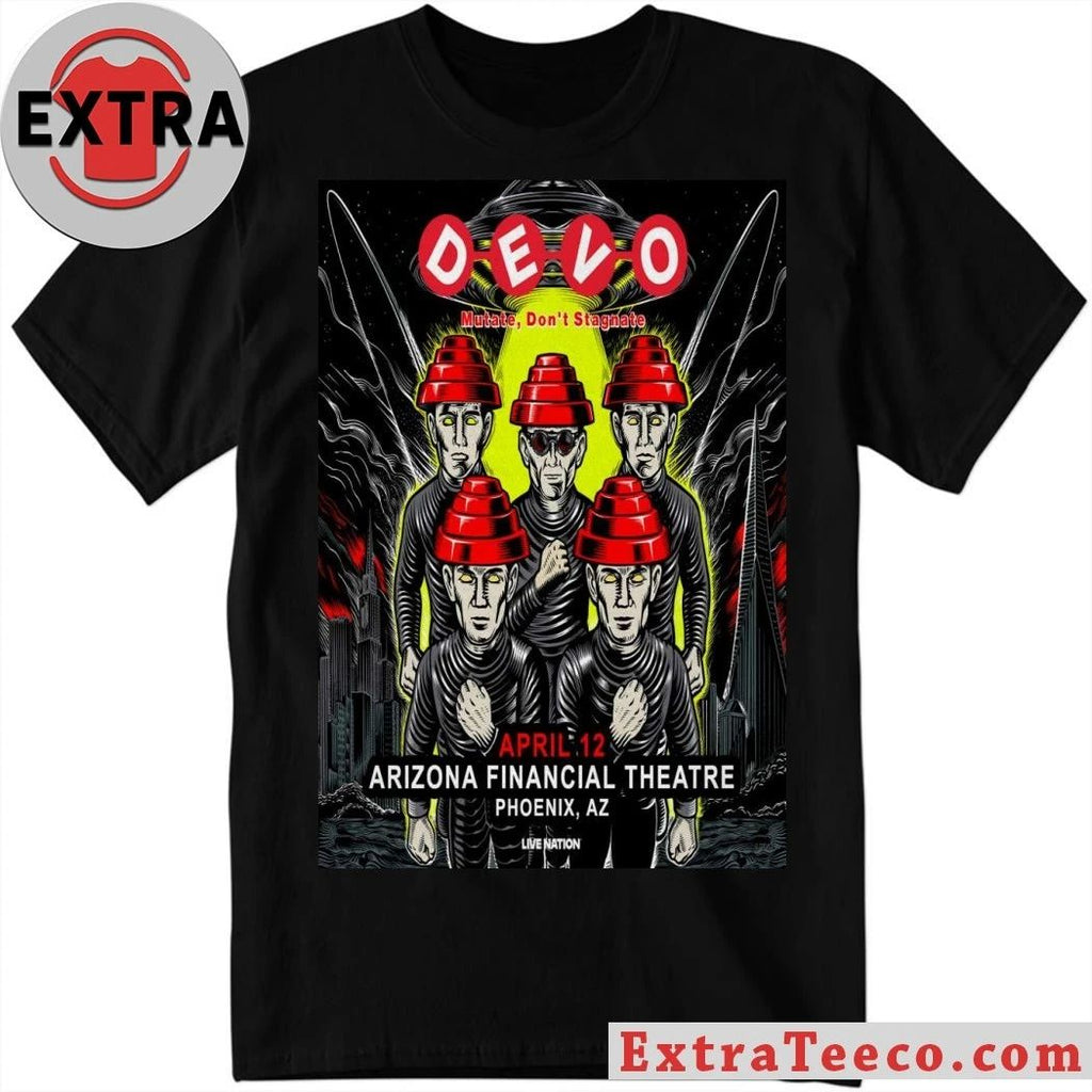 Devo April 12 2026 At Arizona Financial Theatre Show Poster Shirt