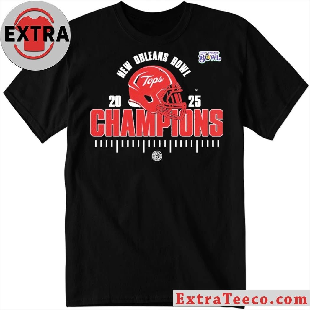 Original Western Kentucky Hilltoppers New Orleans Bowl Champions NCAA Football 2025 Logo Shirt