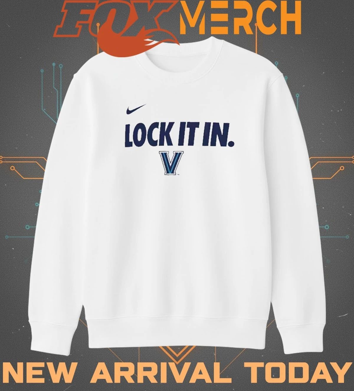 Villanova Wildcats Lock It In 2026 On-Court Bench Legend Dri-FIT t-shirt