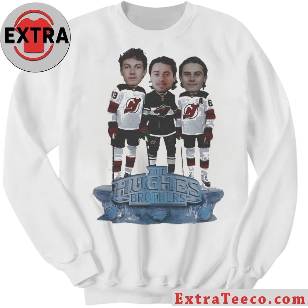 Original Jack Hughes Luke Hughes Quinn Hughes The Hughes Bowl caricature logo 2026 T-shirt