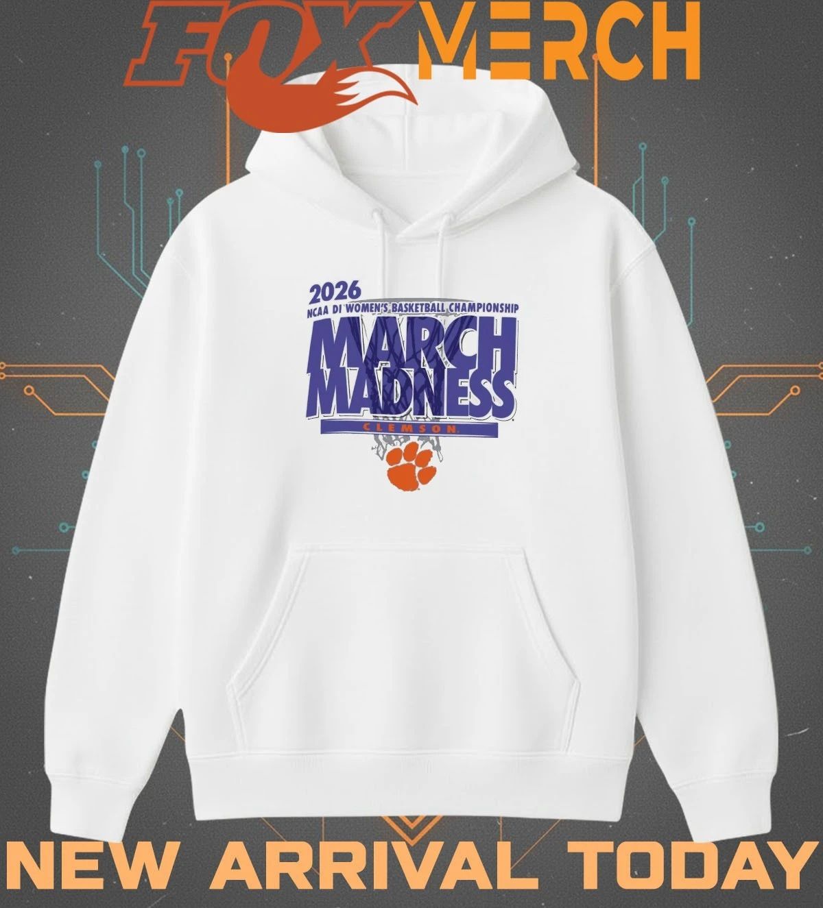 Clemson Tigers 2026 NCAA DI Women’s Basketball Championship March Madness t-shirt