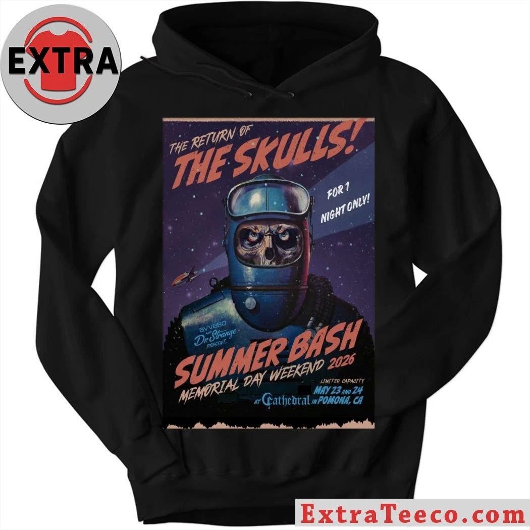 Poster The Skulls At The Cathedral Pomona In Pomona, CA On May 23-24, 2026 Shirt