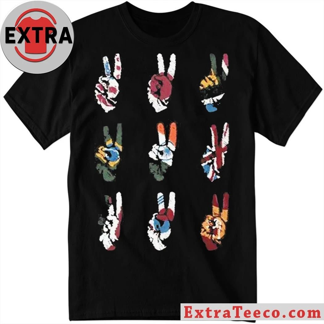 Multi Peace Hand by John Varvatos Shirt