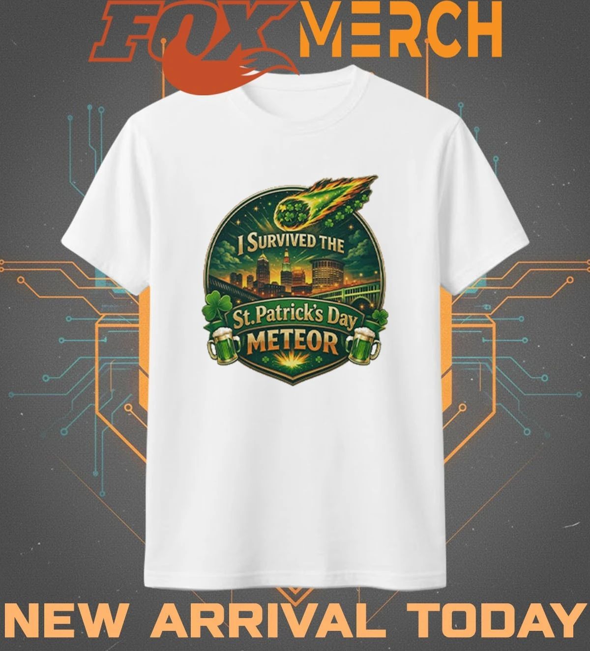 I Survived The St. Patrick’s Day Meteor 2026 t-shirt