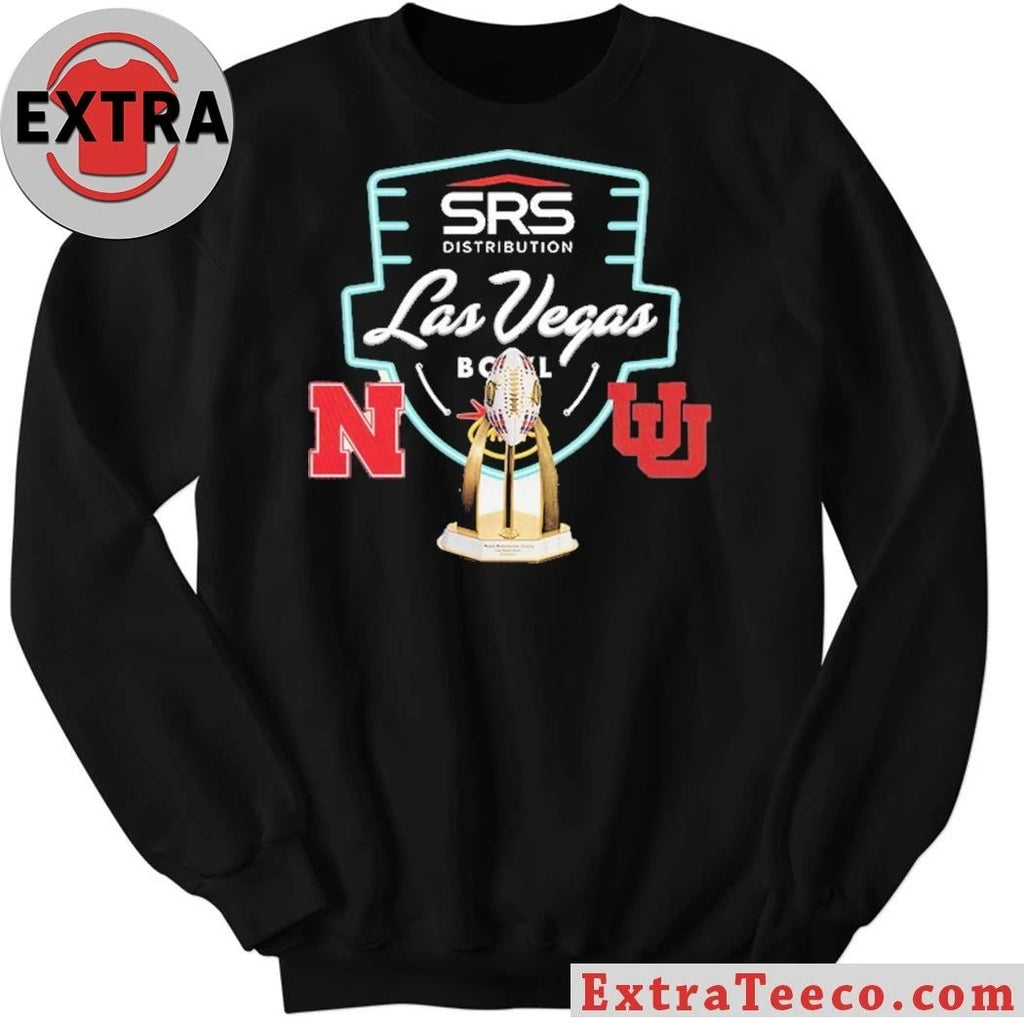 SRS Distribution Las Vegas Bowl Nebraska Cornhuskers Versus Utah Utes Bowl Season College Football 2025 2026 Logo Shirt