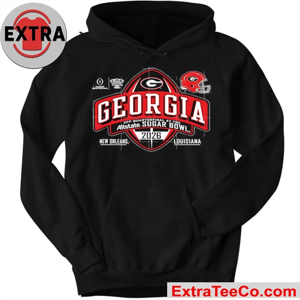 Georgia Bulldogs Allstate Sugar Bowl 2026 College Football Quarterfinals, January 1, 2026, at Caesars Superdome in New Orleans, Louisiana Shirt