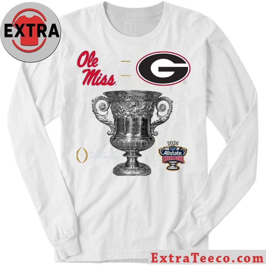 Original The Allstate Sugar Bowl playoff quarterfinal match between Ole Miss and Georgia at Caesars Superdome, New Orleans Shirt