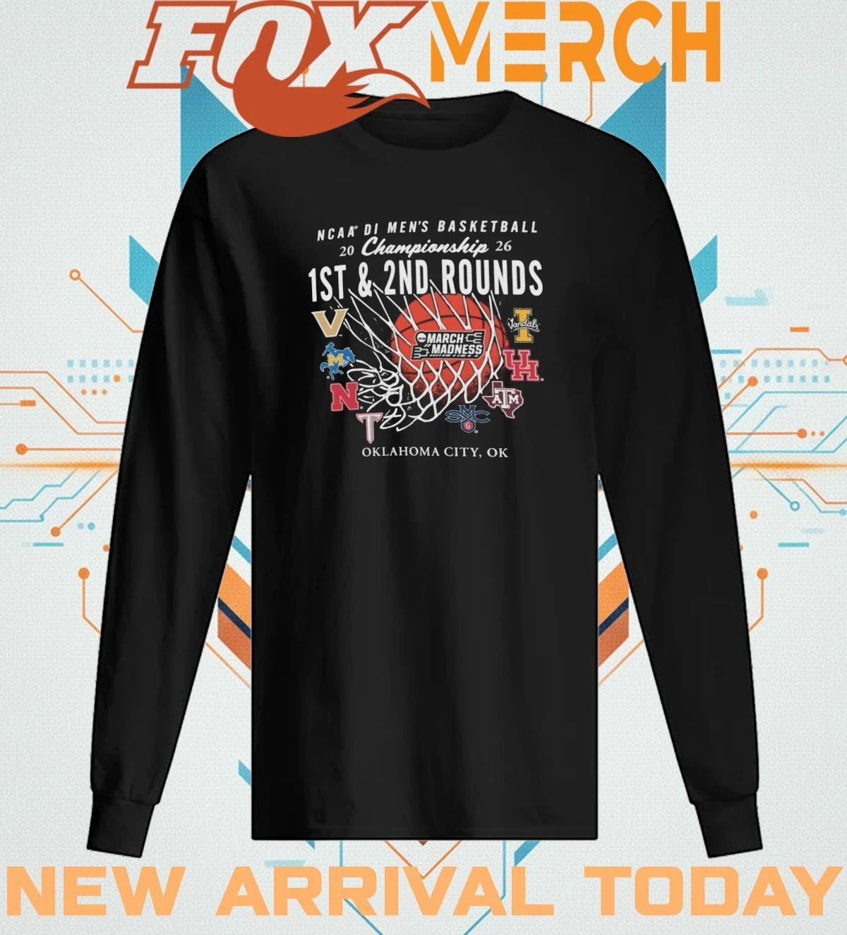 Oklahoma City, Ok 2026 NCAA Division I Men’s Basketball Championship 1st & 2nd Rounds shirt