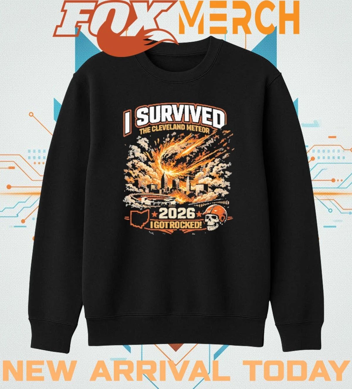 I Survived The Cleveland Meteor 2026 t-shirt