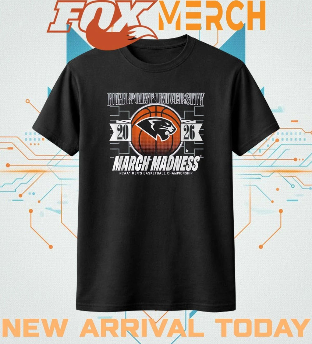 High Point Panthers MBB 2026 March Madness t-shirt