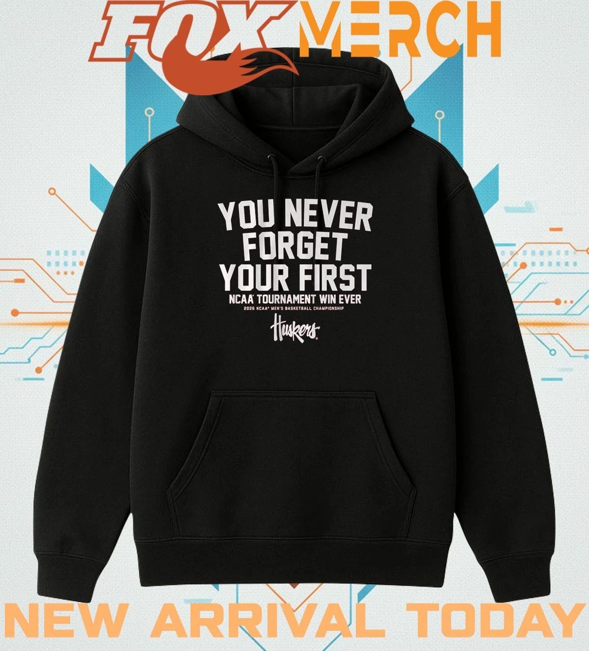 Nebraska Cornhuskers MMB You Never Forget Your First NCAA Tournament Win t-shirt