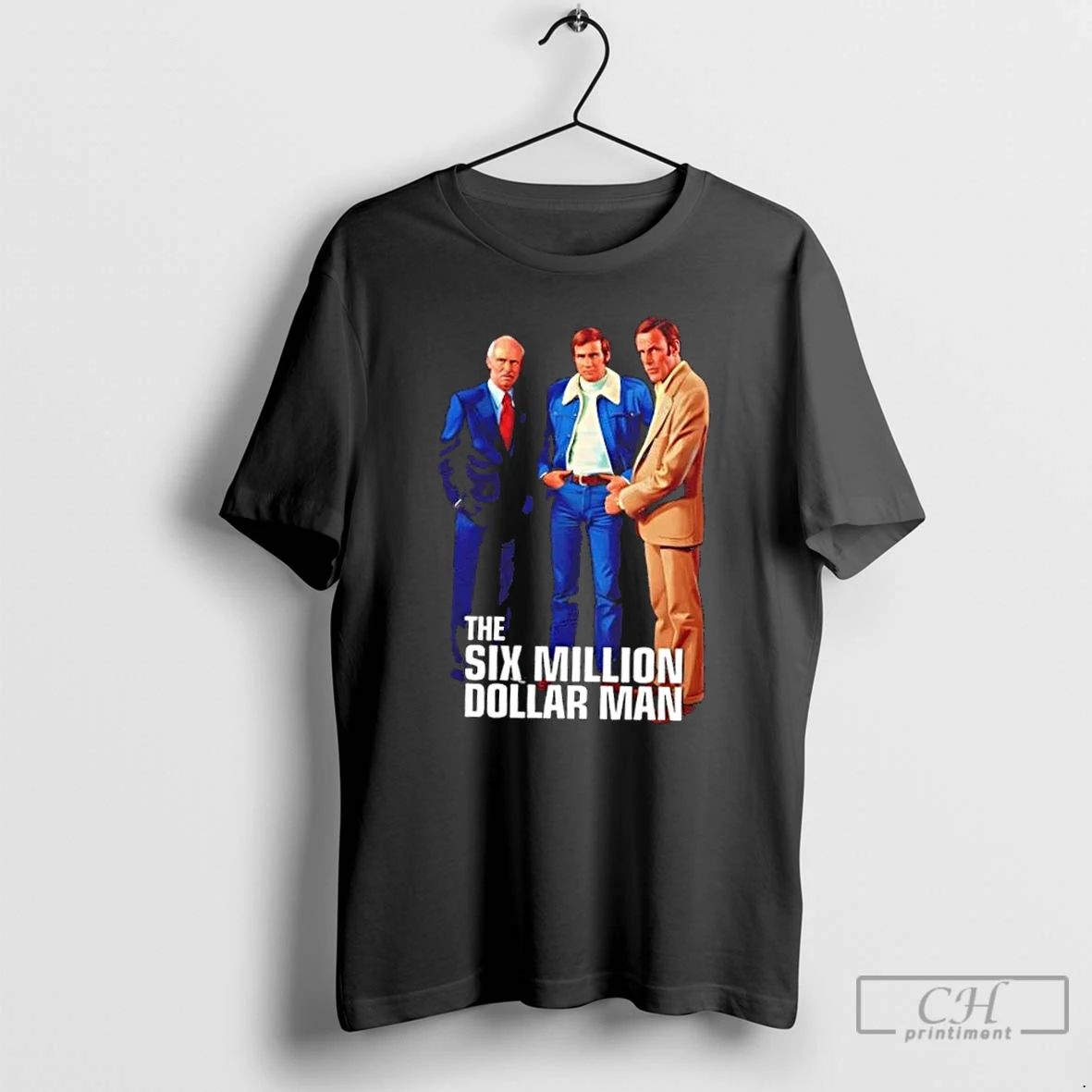 Premium The Six Million Dollar Man 1973 Vintage T Shirts