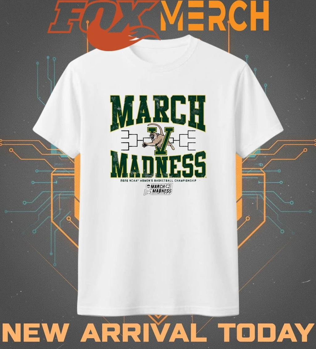 Vermont Catamounts 2026 March Madness NCAA Women’s Basketball Championship shirt
