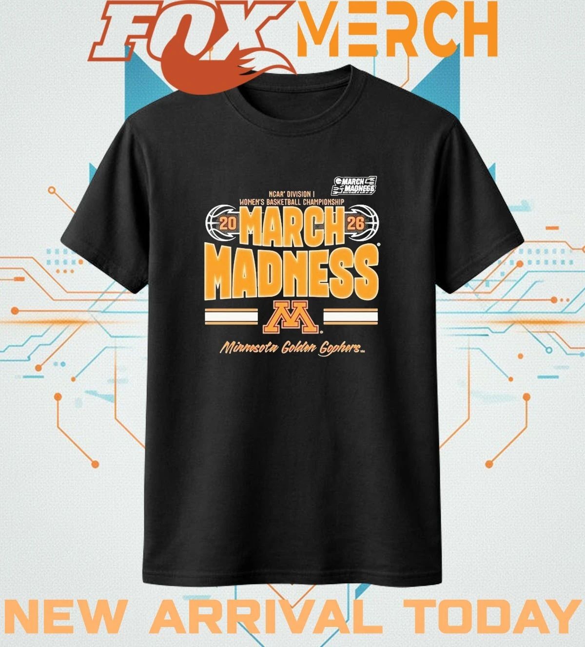 Minnesota Golden Gophers 2026 NCAA Women’s Basketball Tournament March Madness shirt