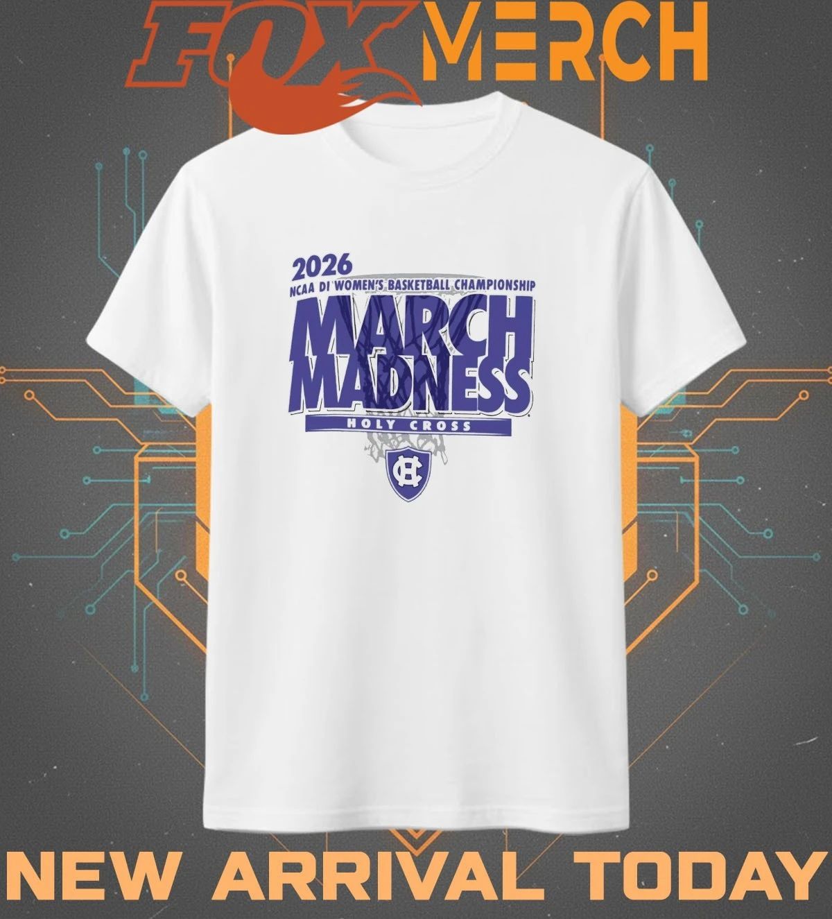 Holy Cross Crusaders 2026 NCAA DI Women’s Basketball Championship March Madness t-shirt