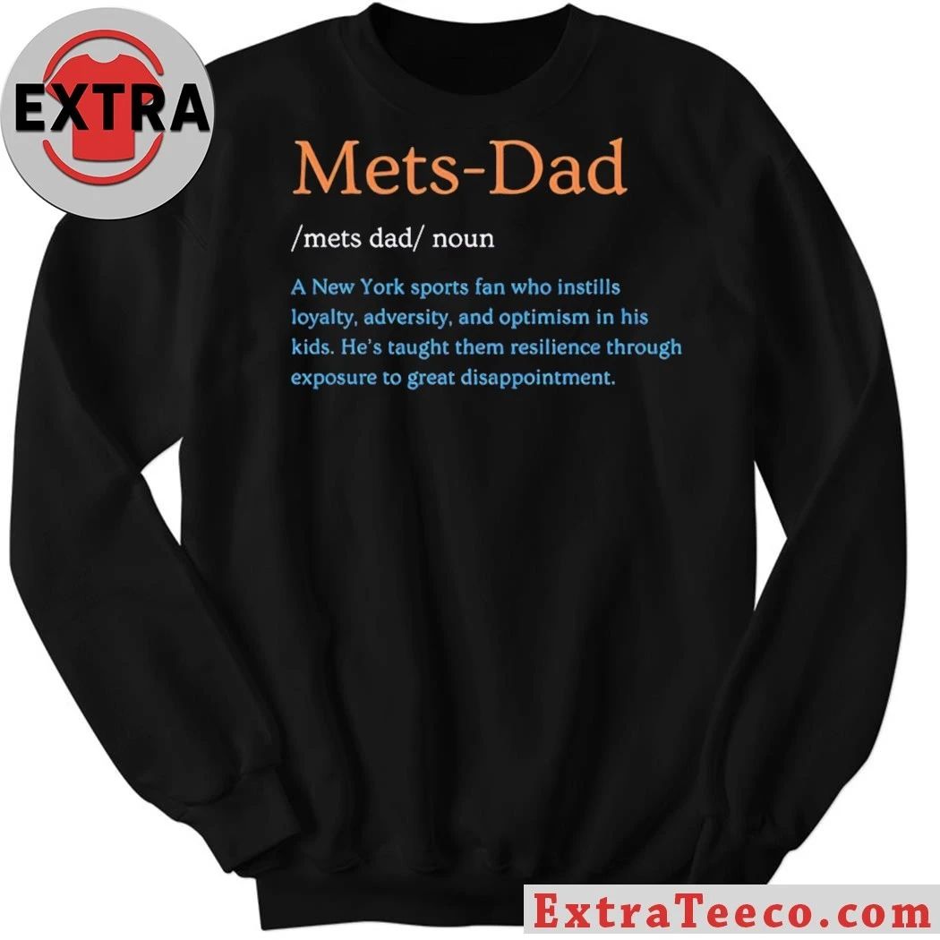 Mets Dad Noun New York Mets Baseball Sports Fan T-Shirt