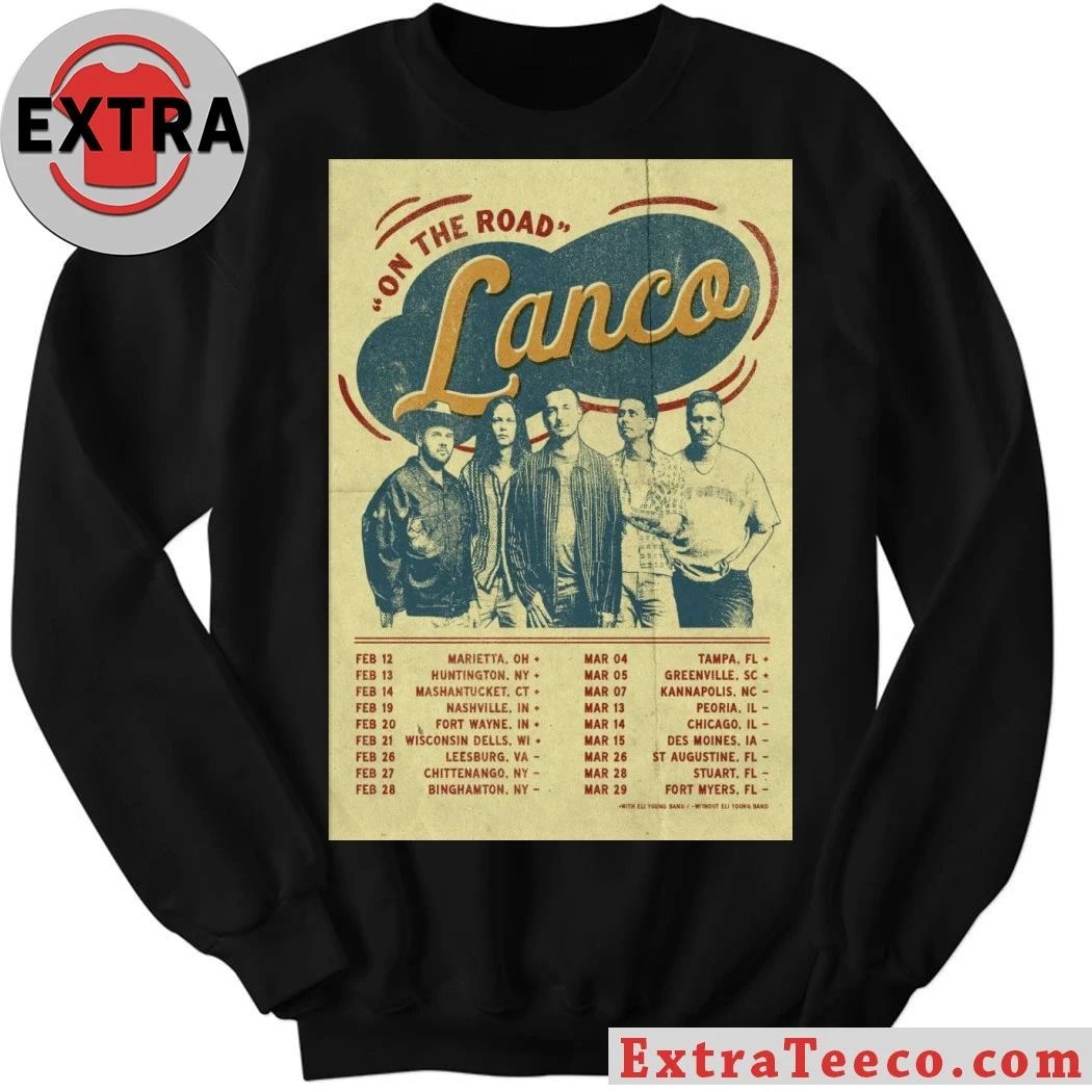 Tour 2026 LANCO On The Road Poster Shirt
