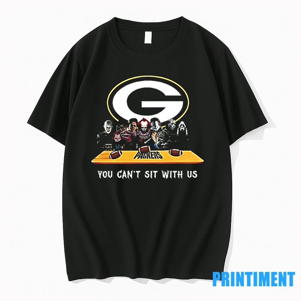 You Cant Sit With Us Packers Football Horror Movies Halloween Tshirts Sweater
