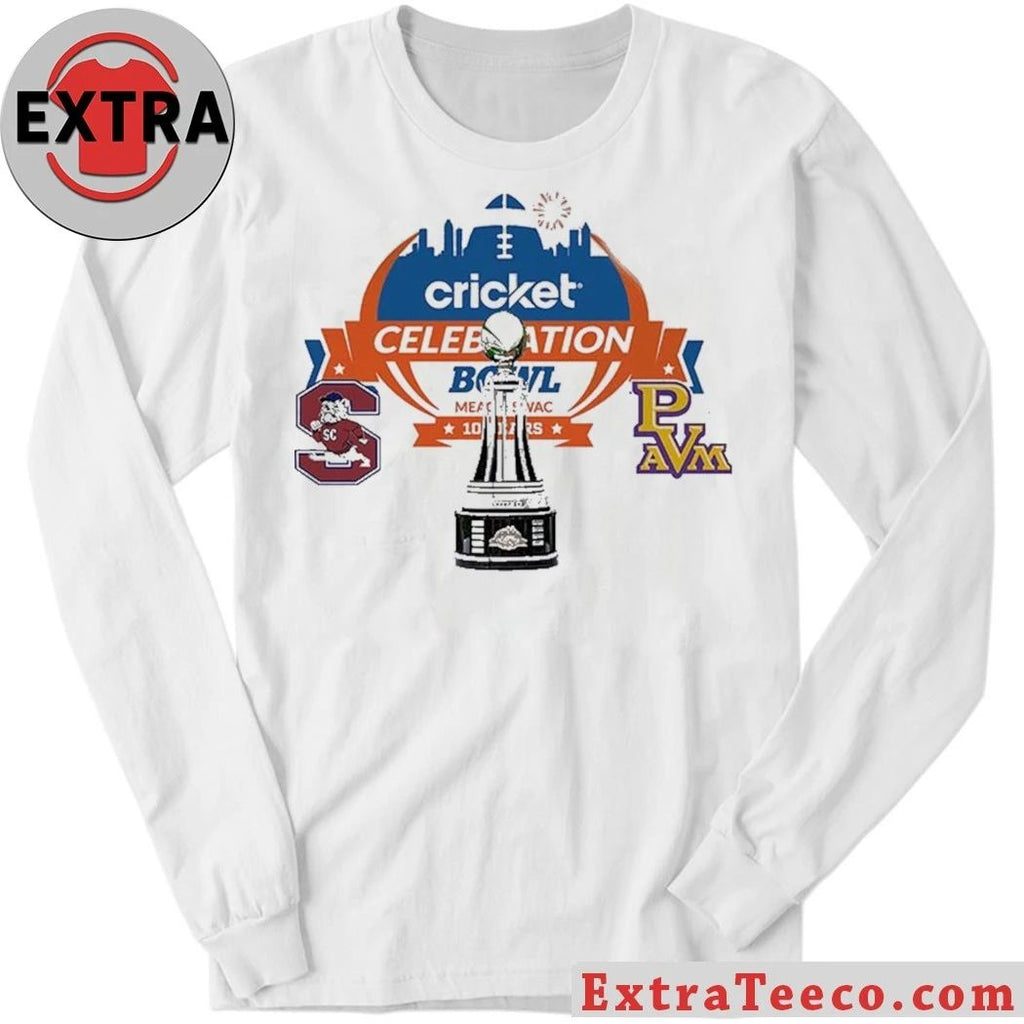 Cricket Celebration Bowl South Carolina State Bulldogs Versus Prairie View A&M Panthers Bowl Season College Football 2025 2026 Logo Shirt