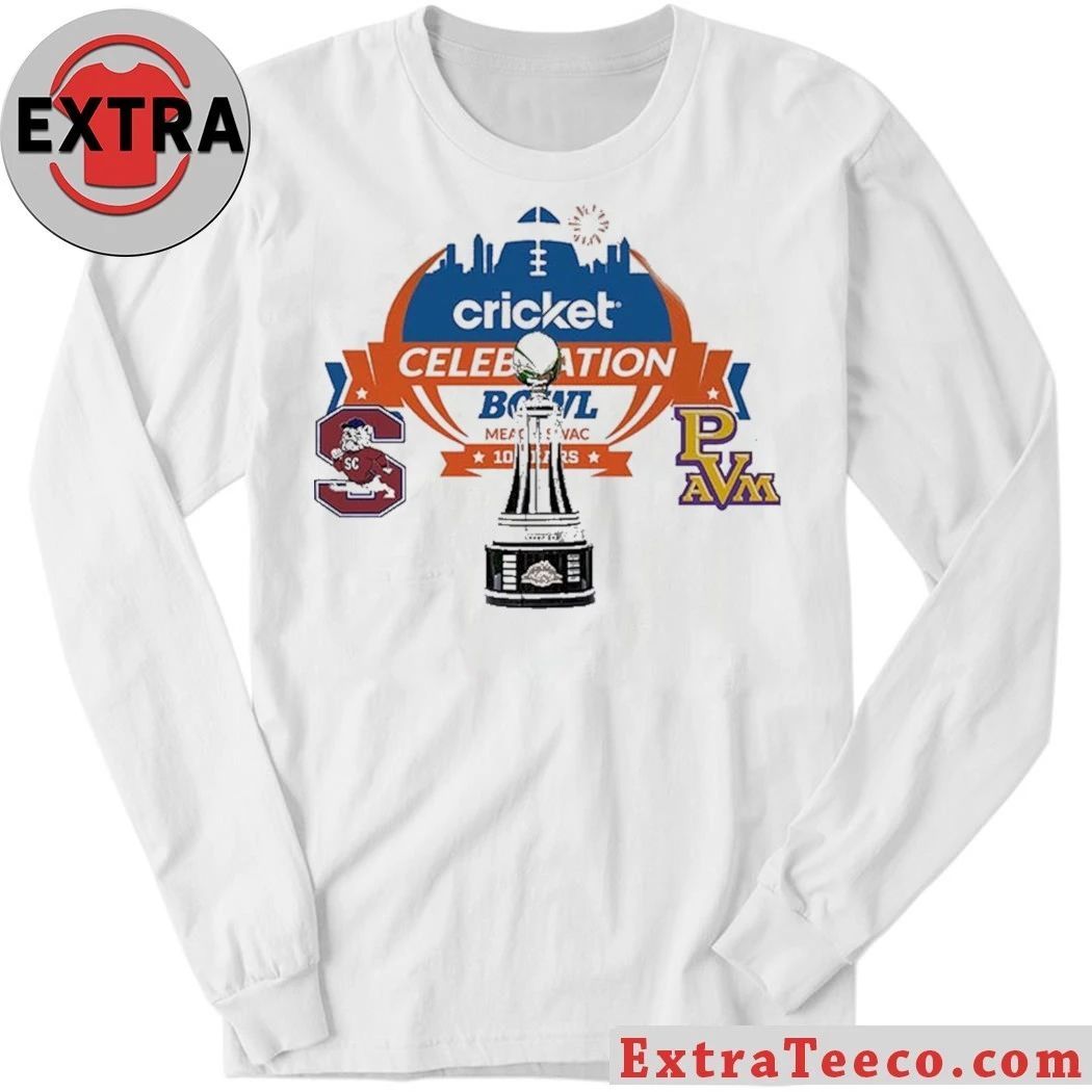 Cricket Celebration Bowl South Carolina State Bulldogs Versus Prairie View A&M Panthers Bowl Season College Football 2025 2026 Logo Shirt