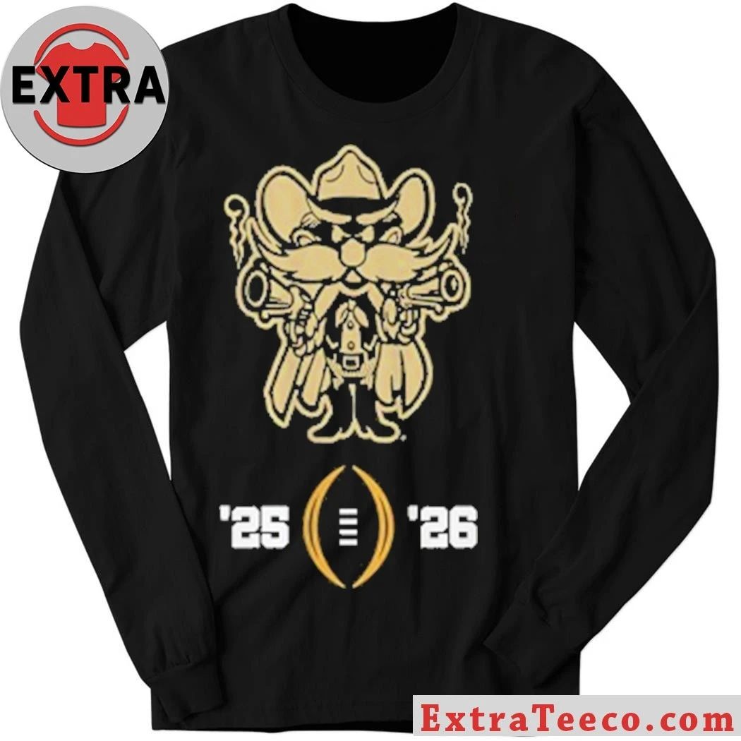 Original The Raider Red mascot of Texas College of Technology Football Playoff 2025-26 Shirt