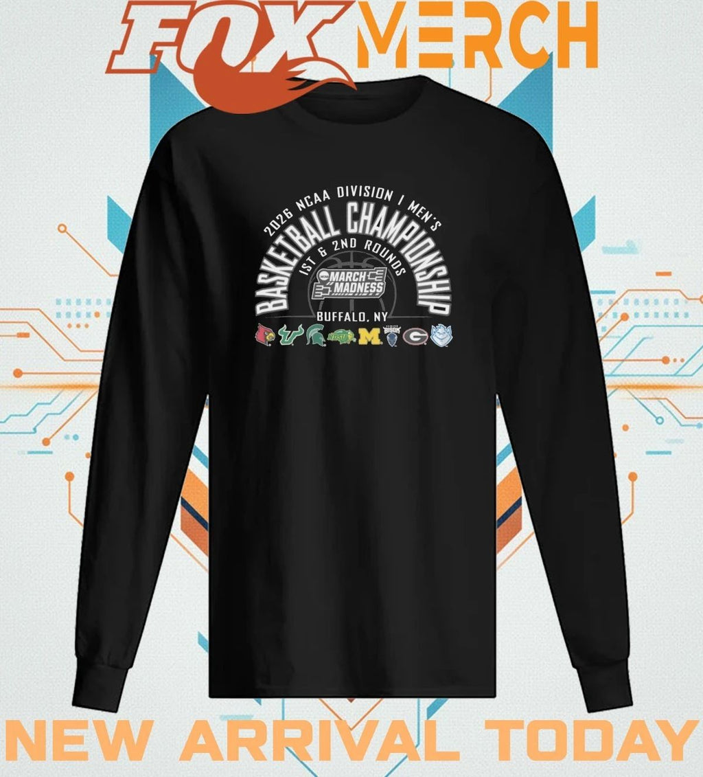 2026 NCAA DI Men’s Basketball Championship 1st & 2nd Rounds March Madness t-shirt