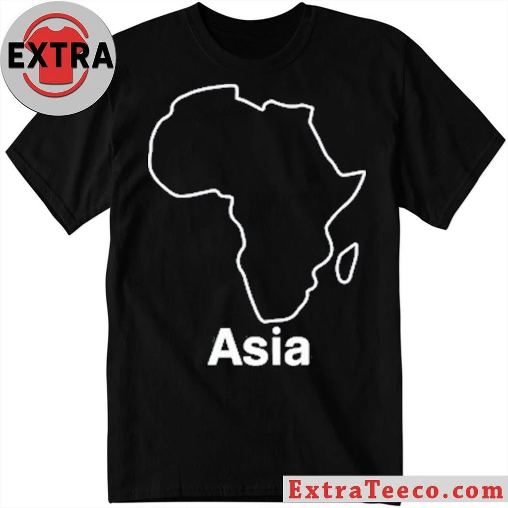 Original Terrible Maps Africa Asia Tee Shirt
