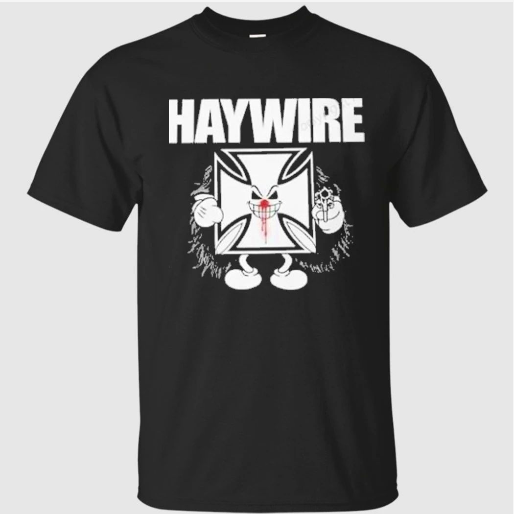 Haywire And Andrew WK Manifesting Collab Tour Concept 2026 By Microwave Salad Logo Shirt