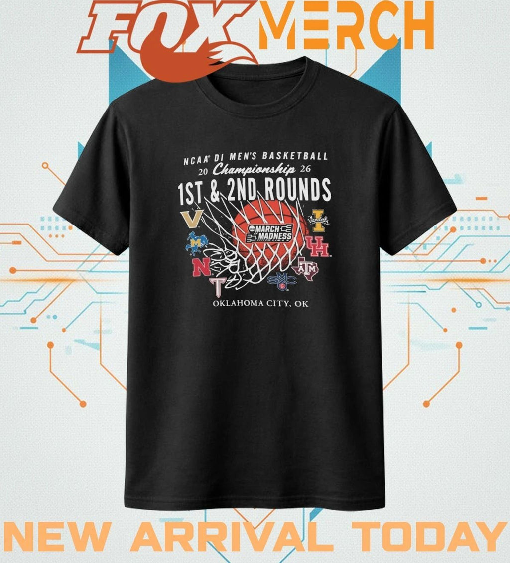 Oklahoma City, Ok 2026 NCAA Division I Men’s Basketball Championship 1st & 2nd Rounds shirt