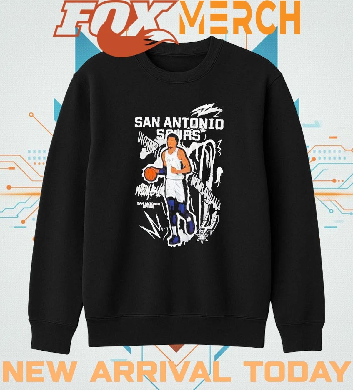 Victor Wembanyama San Antonio Spurs Chalked Up Player graphic t-shirt