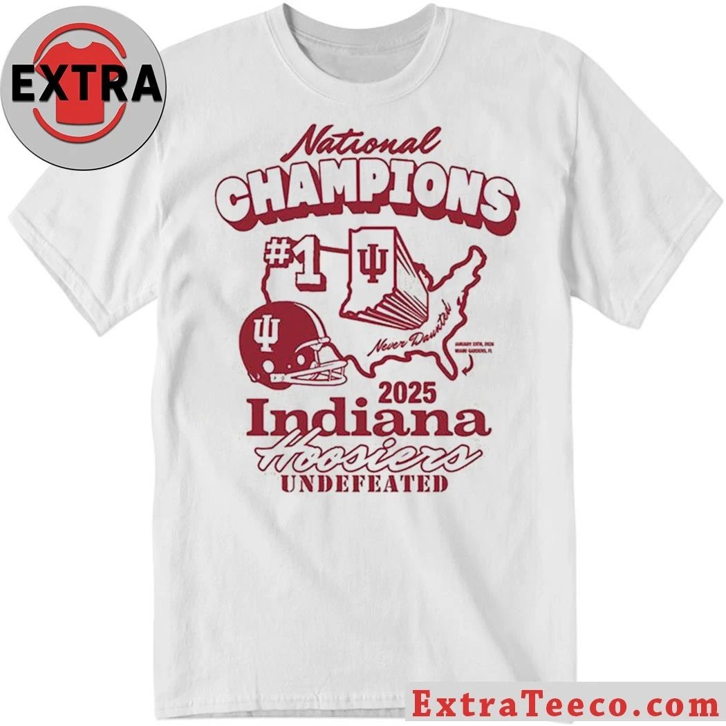 College Football Playoff 2026 Something Inked Indiana National Champions Retro T-Shirt