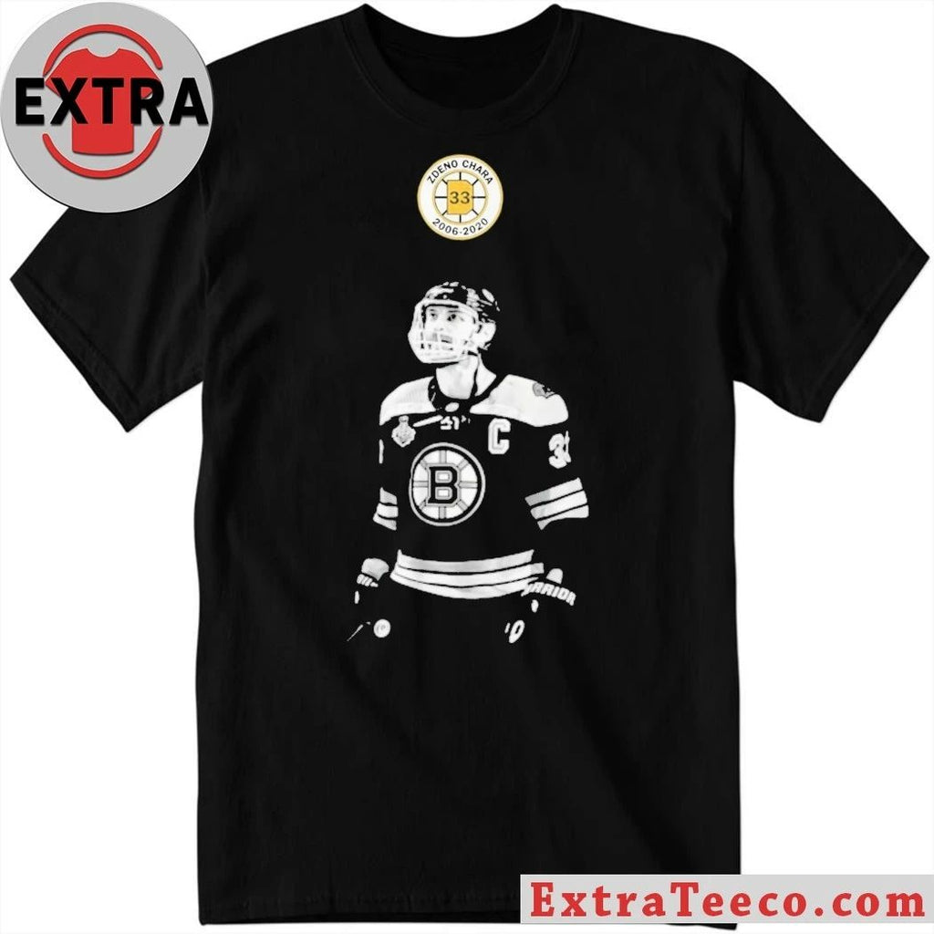Zdeno Chara Retirement Banner Photo Logo Shirt