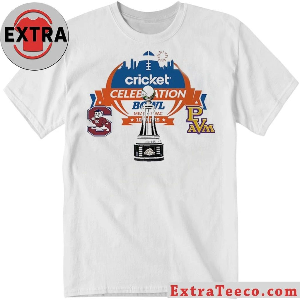 Cricket Celebration Bowl South Carolina State Bulldogs Versus Prairie View A&M Panthers Bowl Season College Football 2025 2026 Logo Shirt