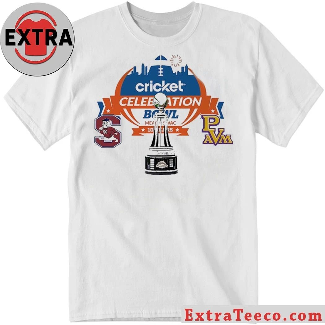 Cricket Celebration Bowl South Carolina State Bulldogs Versus Prairie View A&M Panthers Bowl Season College Football 2025 2026 Logo Shirt