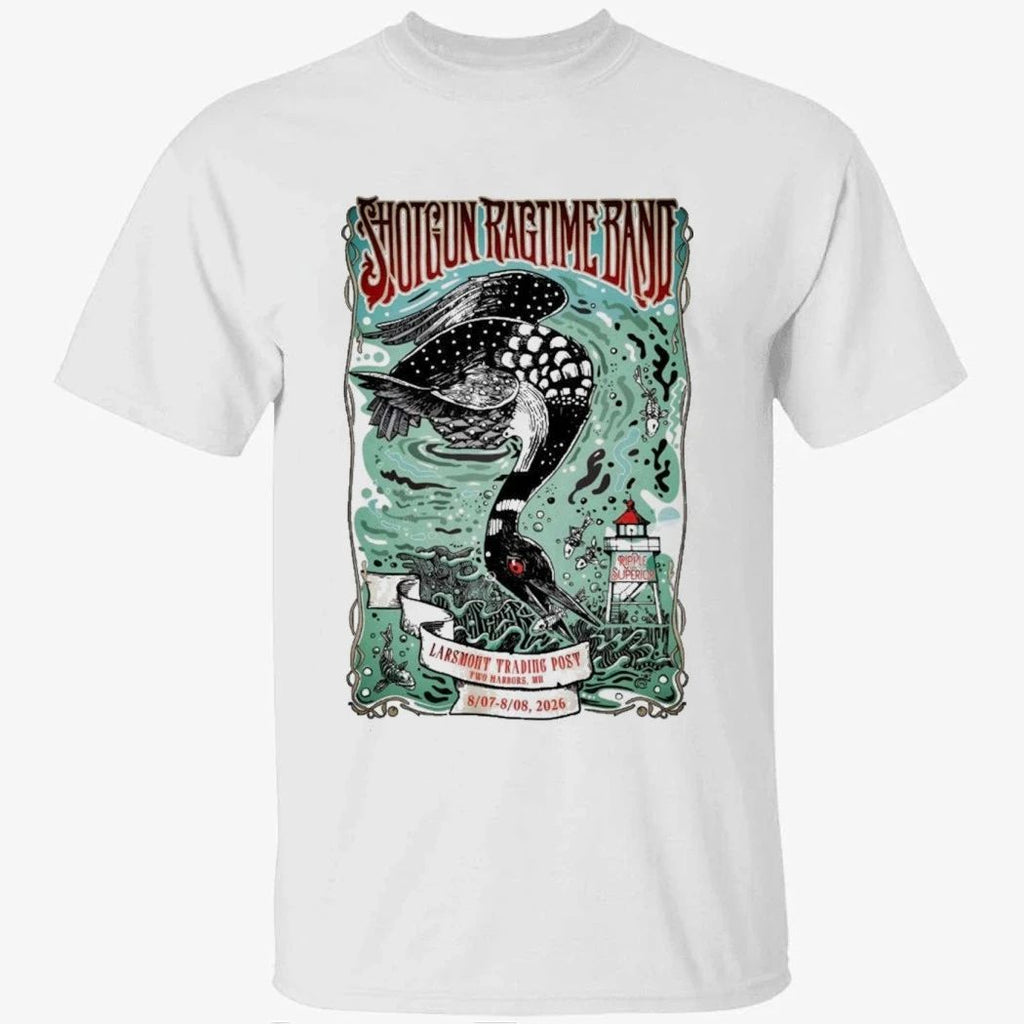 Shotgun Ragtime Band Aug 7-8 2026 Larsmont Trading Post In Two Harbors MN Shirt