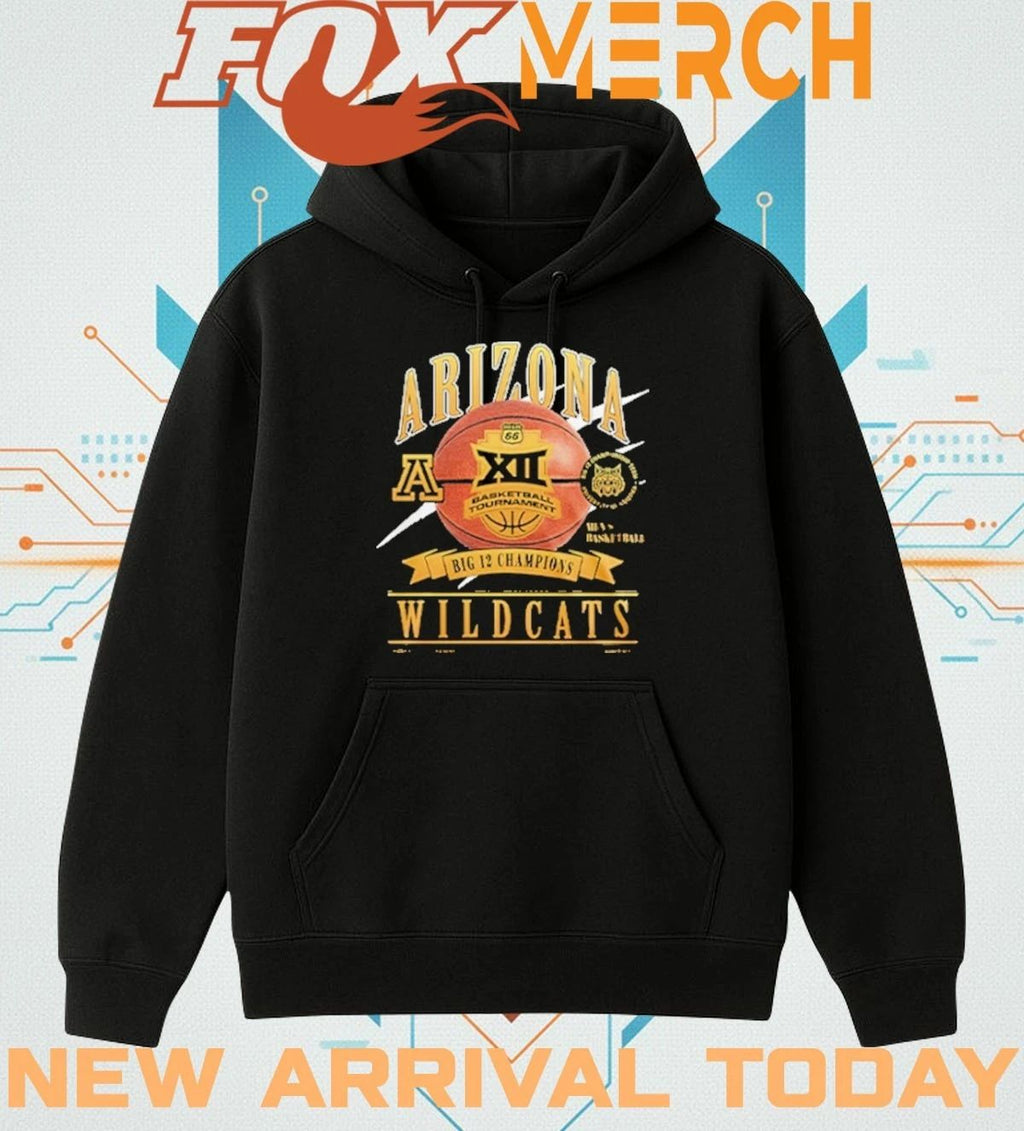 Arizona Wildcats 2026 Big 12 Men’s Basketball Tournament Championship t-shirt