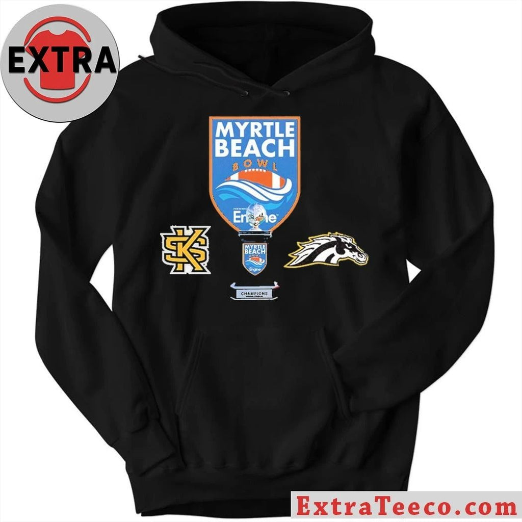 Original Myrtle Beach Bowl Kennesaw State Owls Versus Western Michigan Broncos Bowl Season College Football 2025 2026 Logo Shirt