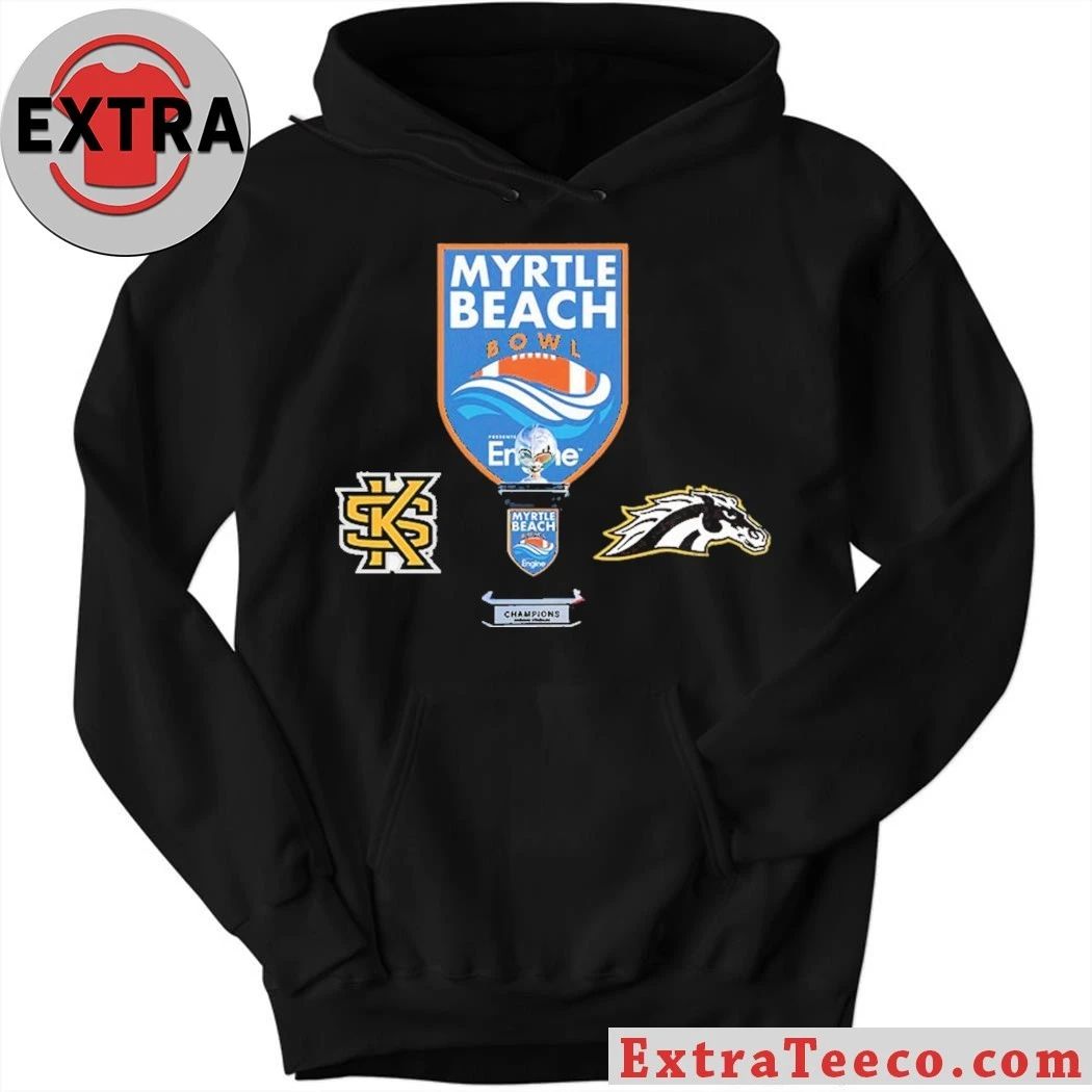 Original Myrtle Beach Bowl Kennesaw State Owls Versus Western Michigan Broncos Bowl Season College Football 2025 2026 Logo Shirt
