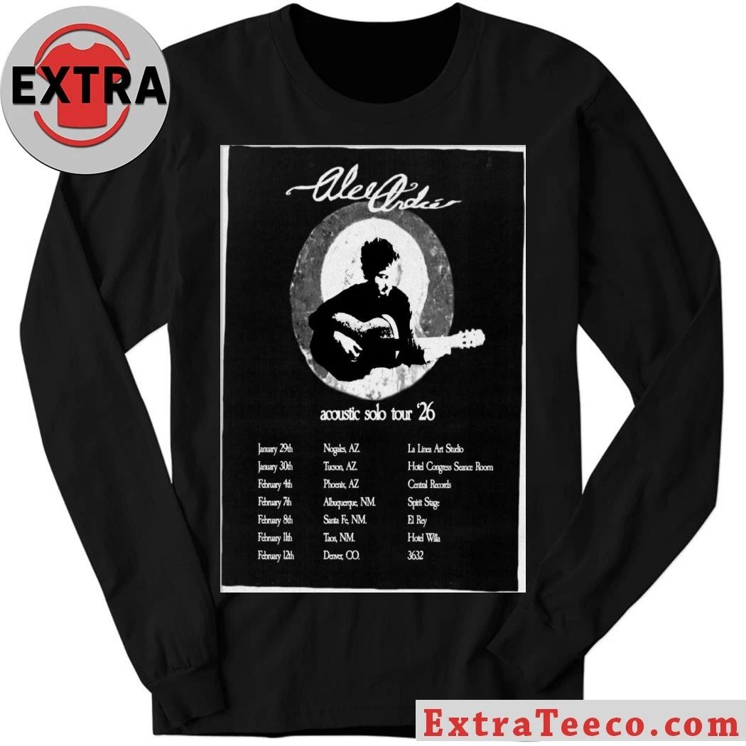 Alec André 2026 Acoustic Solo Tour Poster Shirt